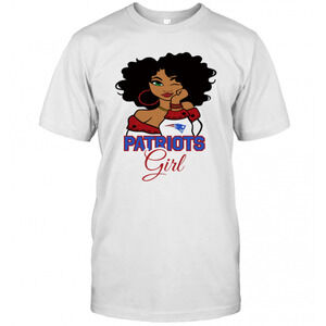 New England Patriots Football Black Girl Shirt T-Shirt